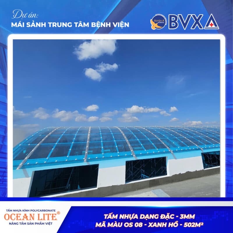 Mái sảnh Bệnh viện Đa khoa Xuyên Á