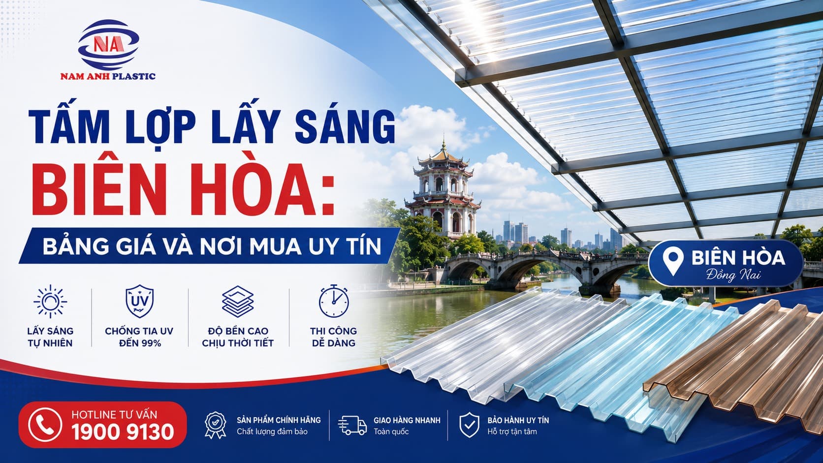Tấm Lợp Lấy Sáng Biên Hòa: Bảng Giá Và Nơi Mua Uy Tín