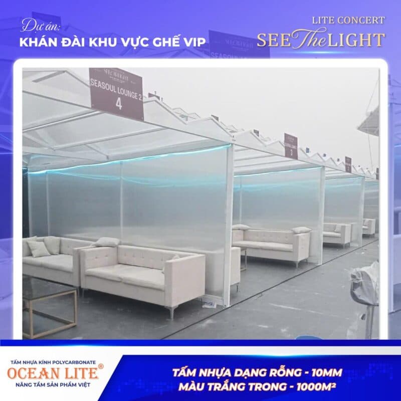 Mái Che Khu Ghế VIP Concert - See The Light